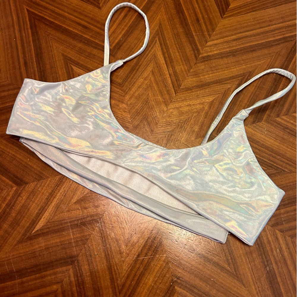 Iridescent rave outfit (or swimwear) - Picture 6 of 12